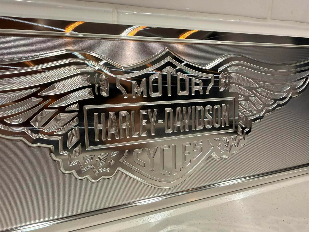 Harley-Davidson Machined Display Plate