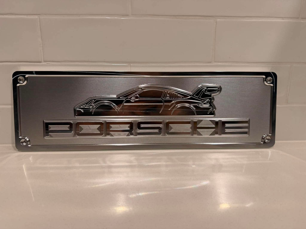 Porsche GT3 RS Machined Display Plate