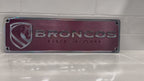 Brisbane Broncos Machined Supporter Plate
