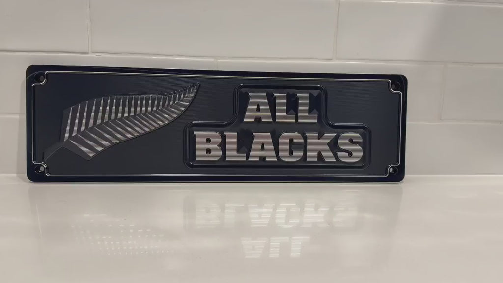 All Blacks Machined Supporter Plate