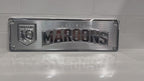 Queensland Maroons Machined Supporter Plate