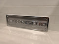 Falcon GTHO CNC machined display plate — raw machined aluminium